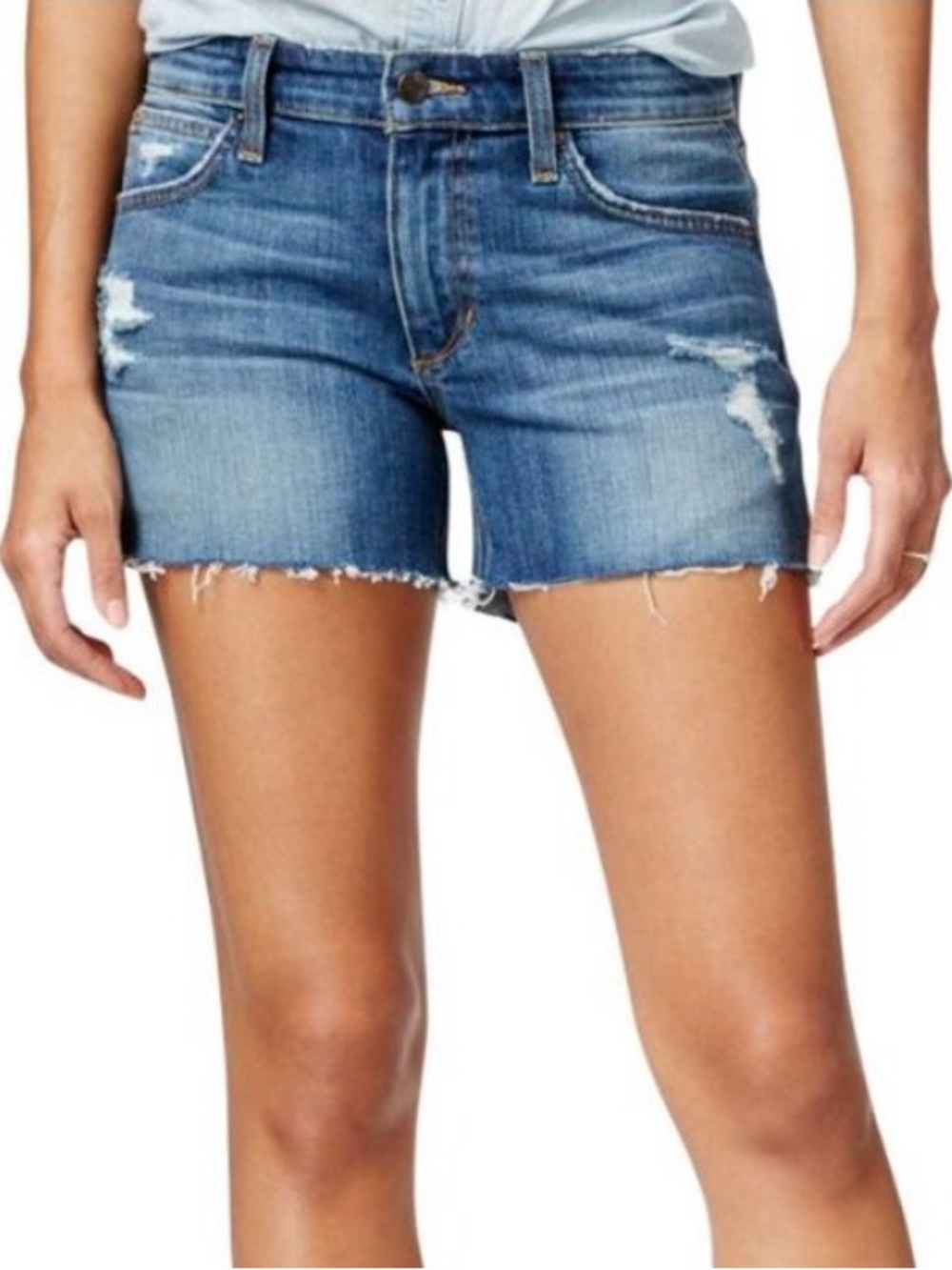 Joe's Jeans Ozzie Collector’s Edition Distressed Med Wash Shorts in Rami Size 26